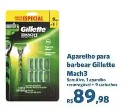 Sam's Club Aparelho para barbear Gillette Mach3 oferta