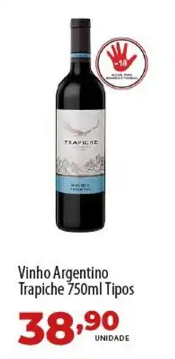 Akki Atacadista Vinho Argentino Trapiche Tipos oferta