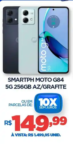 Smartph Motorola G84 5G 256GB AZ/GRAFITE