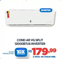 DB Supermercados Cond ar vg split 12000BTUS INVERTER oferta