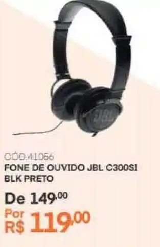 Schumann Fone De Ouvido Jbl C300si Blk Preto oferta