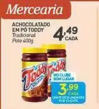 Rede Bom Lugar Achocolatado Em Pó Toddy 400g oferta