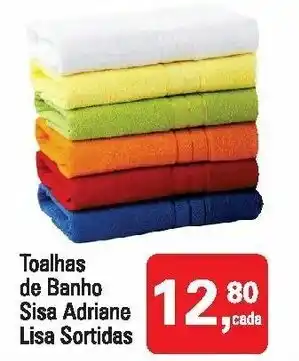 Mineirão Atacarejo Toalhas de Banho Sisa Adriane Lisa Sortidas oferta