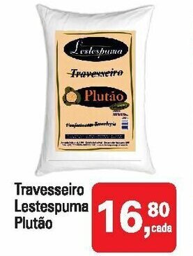 Mineirão Atacarejo Travesseiro Lestespuma Plutao oferta