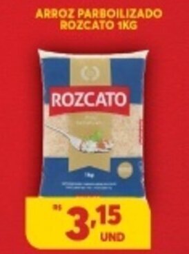 Atacadão Centro Sul Arroz Parbolizado Rozcato 1kg oferta
