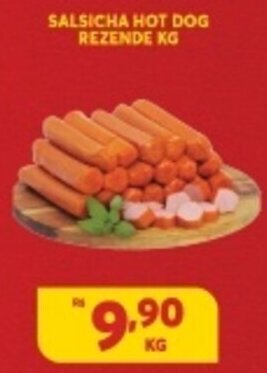 Atacadão Centro Sul Salsicha Hot Dog Rezende 1kg oferta