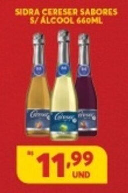 Atacadão Centro Sul Sidra Cereser sabores s/ Alcool 660ml oferta