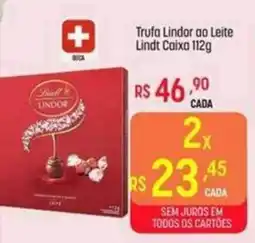 Muffato Trufa Lindor ao Leite Lindt Caixa oferta