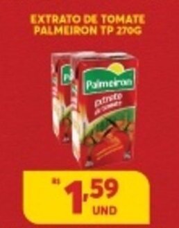 Atacadão Centro Sul Extrato de Tomate Palmeiron TP 270g oferta