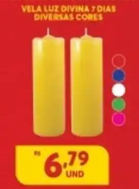 Vela Luz Divina 7 Dias Diversas Cores
