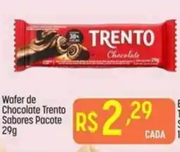 Muffato Wafer de Chocolate Trento Sabores Pacote oferta