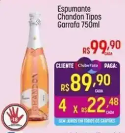 Muffato Espumante Chandon Tipos Garrafa oferta