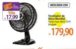 Atacadão Ventilador de Mesa Mondial oferta