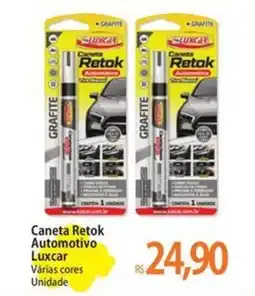 Atacadão Caneta Retok Automotivo Luxcar oferta