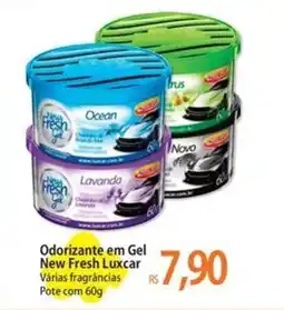 Atacadão Odorizante em Gel New Fresh Luxcar oferta