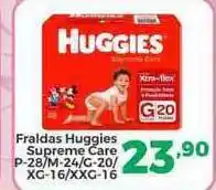 Fraldas Huggies Supreme Care
