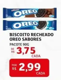 Assaí Atacadista Biscoito recheado oreo sabores oferta
