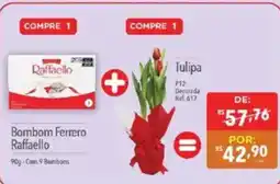 Bombom Ferrero Raffaello + Tulipa
