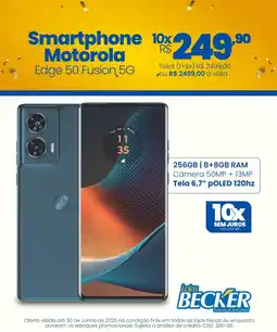 Lojas Becker Smartphone Motorola Edge 50 Fusion 5G oferta