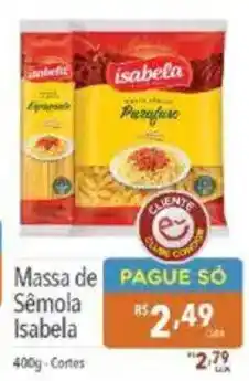 Supermercados Condor Massa de Sêmola Isabela oferta