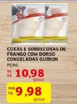 Assaí Atacadista Coxas e sobrecoxas de frango com dorso congeladas guibon oferta