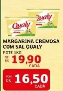Margarina cremosa com sal qualy