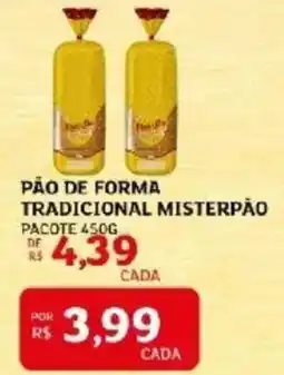 Assaí Atacadista Pão de forma tradicional misterpão oferta