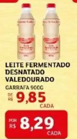 Assaí Atacadista Leite fermentado desnatado valedourado garrafa oferta