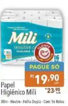 Supermercados Condor Papel Higiênico Mili oferta