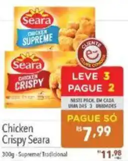 Supermercados Condor Chicken Crispy Seara oferta