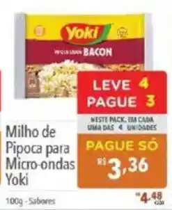 Supermercados Condor Milho de Pipoca para Micro-ondas Yoki oferta