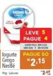 Supermercados Condor Iogurte Grego Nestlé oferta