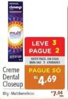 Supermercados Condor Creme Dental Closeup oferta