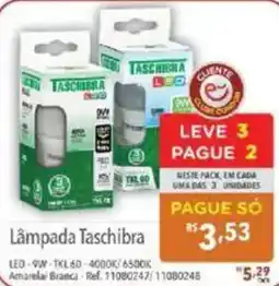 Supermercados Condor Lâmpada Taschibra oferta