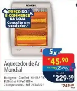Aquecedor de Ar Mondial