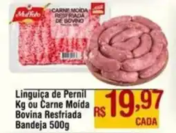 Max Atacadista Linguiça de Pernil Kg ou Carne Moída Bovina Resfriada Bandeja oferta