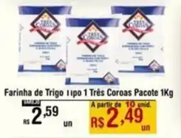 Max Atacadista Farinha de Trigo Tipo 1 Très Coroas Pacote oferta