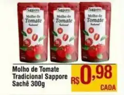 Max Atacadista Molho de Tomate Tradicional Sappore Sachê oferta