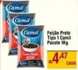 Max Atacadista Feijão Preto Tipo 1 Camil Pacote oferta