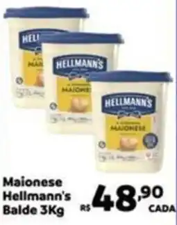 Max Atacadista Maionese Hellmann's Balde oferta