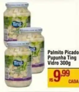 Max Atacadista Palmito Picado Pupunha Ting Vidro oferta
