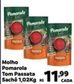 Max Atacadista Molho Pomarola Tom Passata Sachê oferta