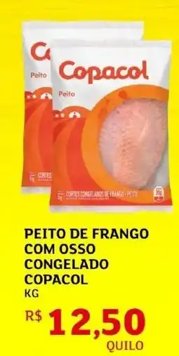 Assaí Atacadista Peito de frango com osso congelado copacol oferta
