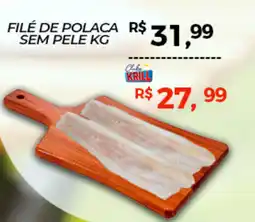 Rede Krill Filé de polaca sem pele oferta