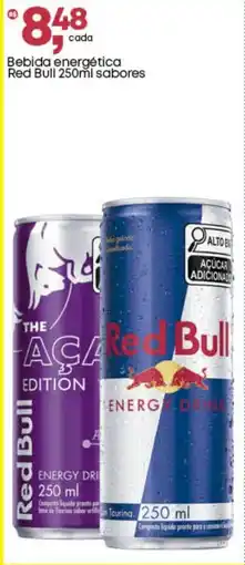 Frangolândia Bebida energética Red Bull sabores oferta