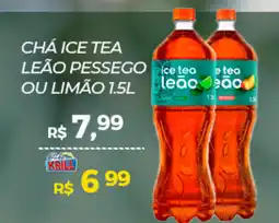 Rede Krill Chá ice tea leão pessego ou limão oferta