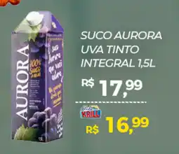 Rede Krill Suco aurora uva tinto integral oferta