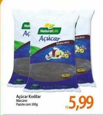 Atacadão Açucar Kodilar Mascavo oferta
