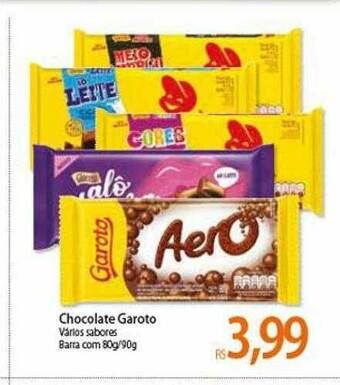 Atacadão Chocolate Garoto oferta