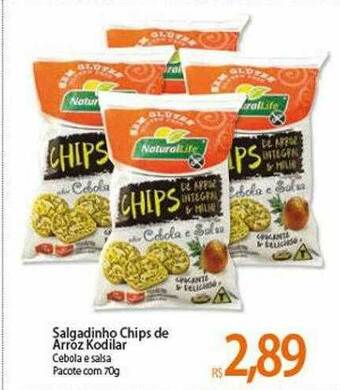 Atacadão Salgadinho Chips De Arroz Kodilar oferta